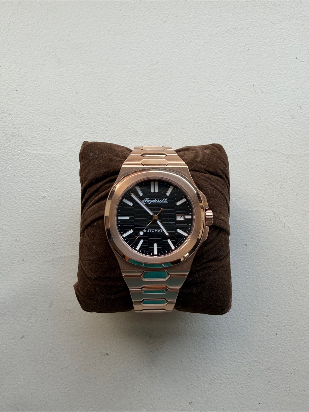 Ingersoll Rose Gold and Black Men's Automatic Watch